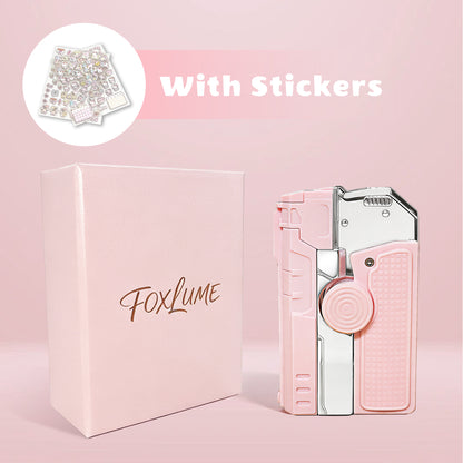 Ladies's  Fingertip Gyroscope Butane Lighter-Metallic Texture, Elegant Gifts [Without Butane]