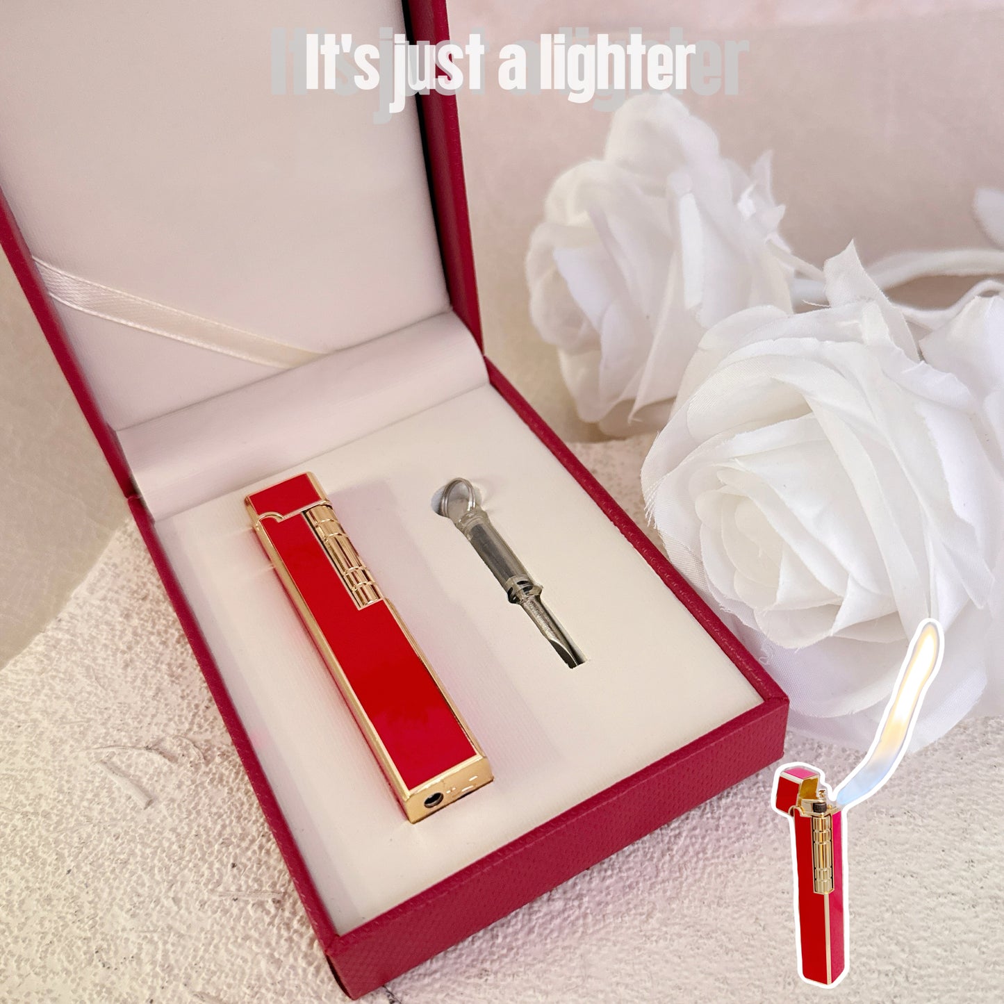 Unique Lipstick Lighter - Chic & Portable Metal Lighter, A Stylish and Discreet Accessory For Ladies