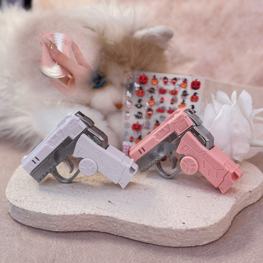 Elegant Fidget Lighter: Foldable Windproof Flame with Gyroscope for Stress Relief