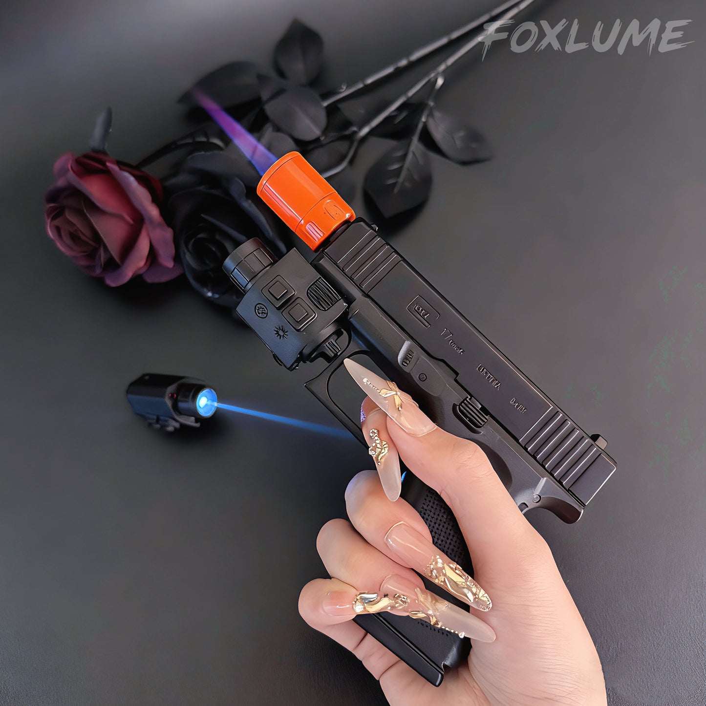 [FoxLume] Glock-Shaped Windproof Lighter [Without Fuel]