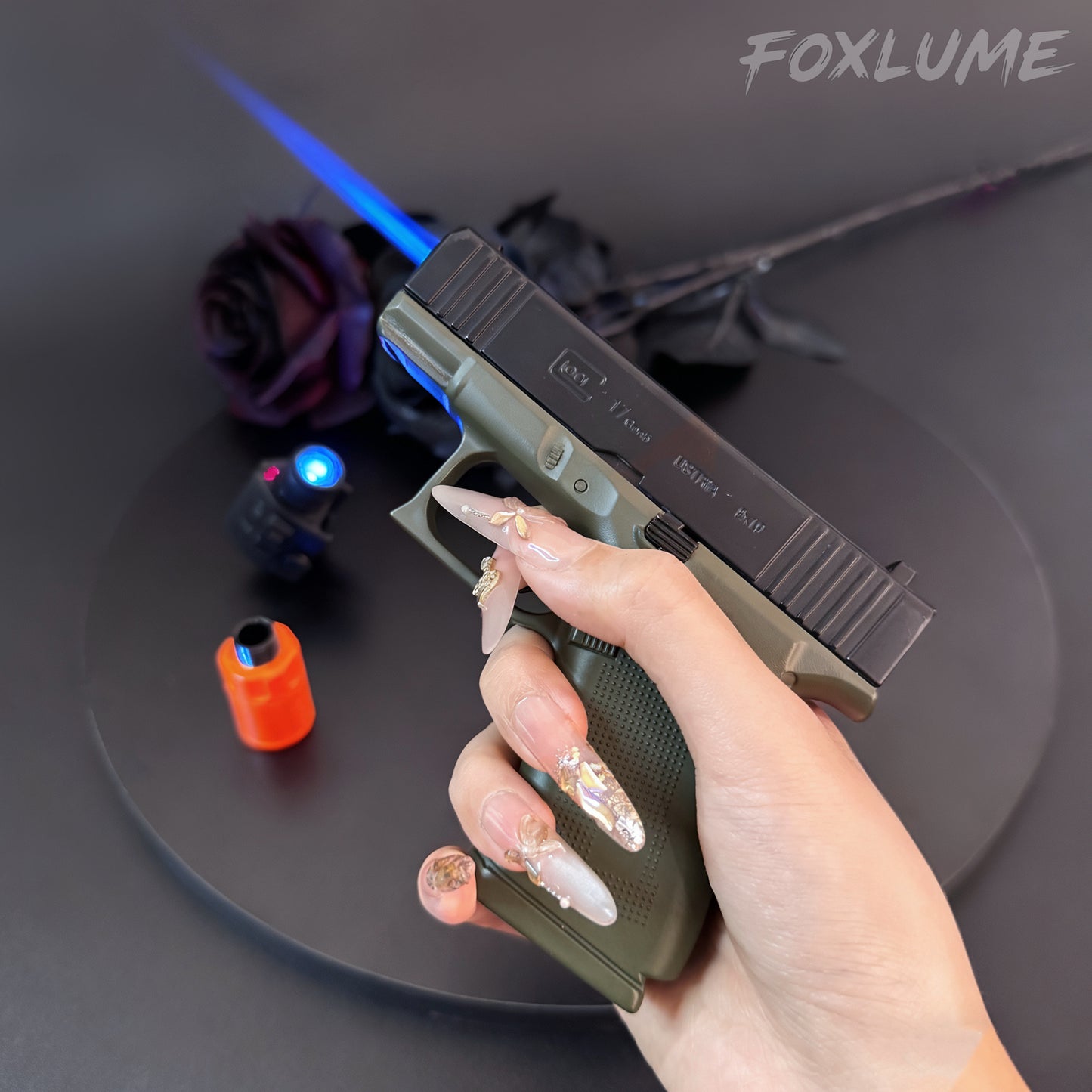[FoxLume] Glock-Shaped Windproof Lighter [Without Fuel]