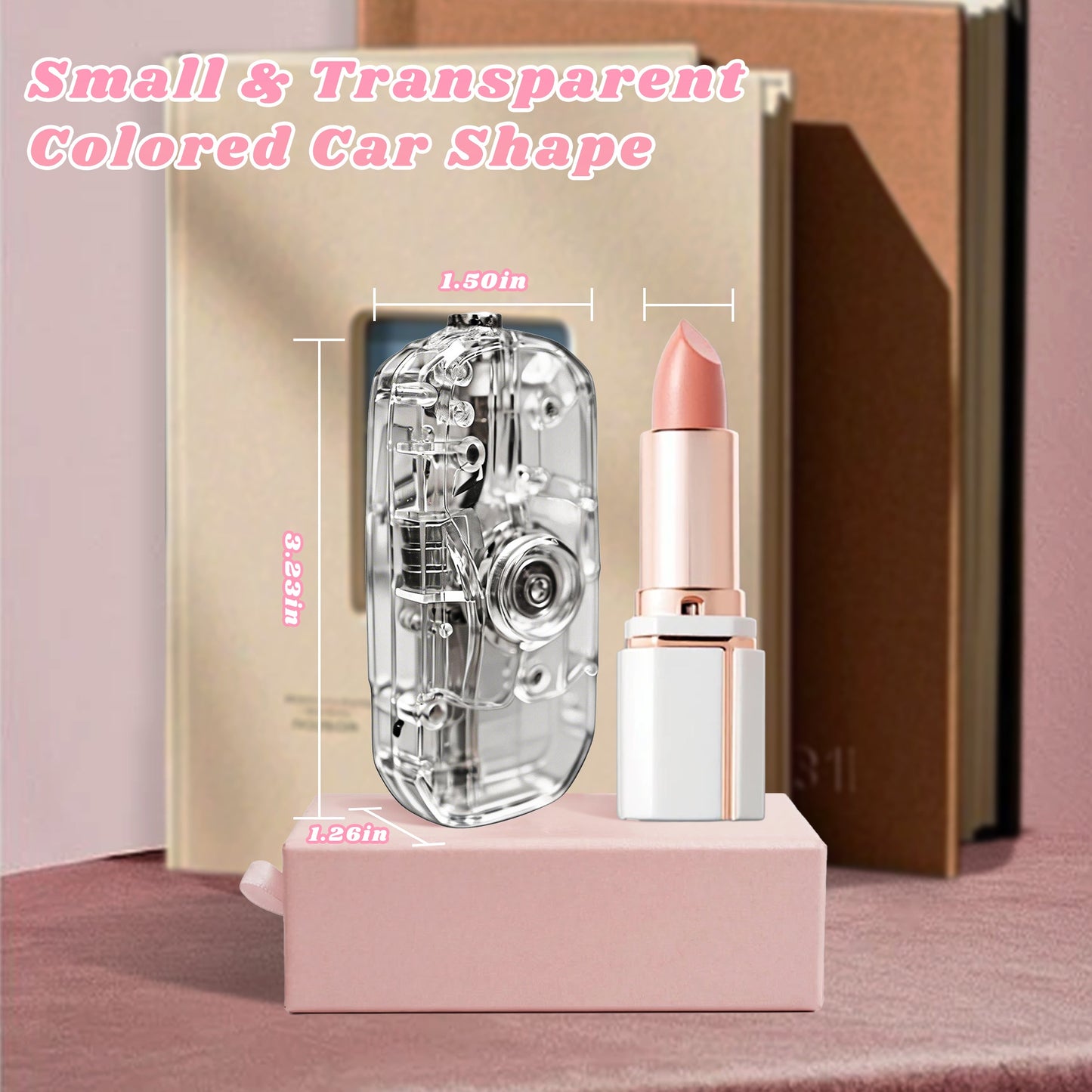 Transparent Decompression Windproof Lighter with DIY Stickers&Gift Box(No Gas)