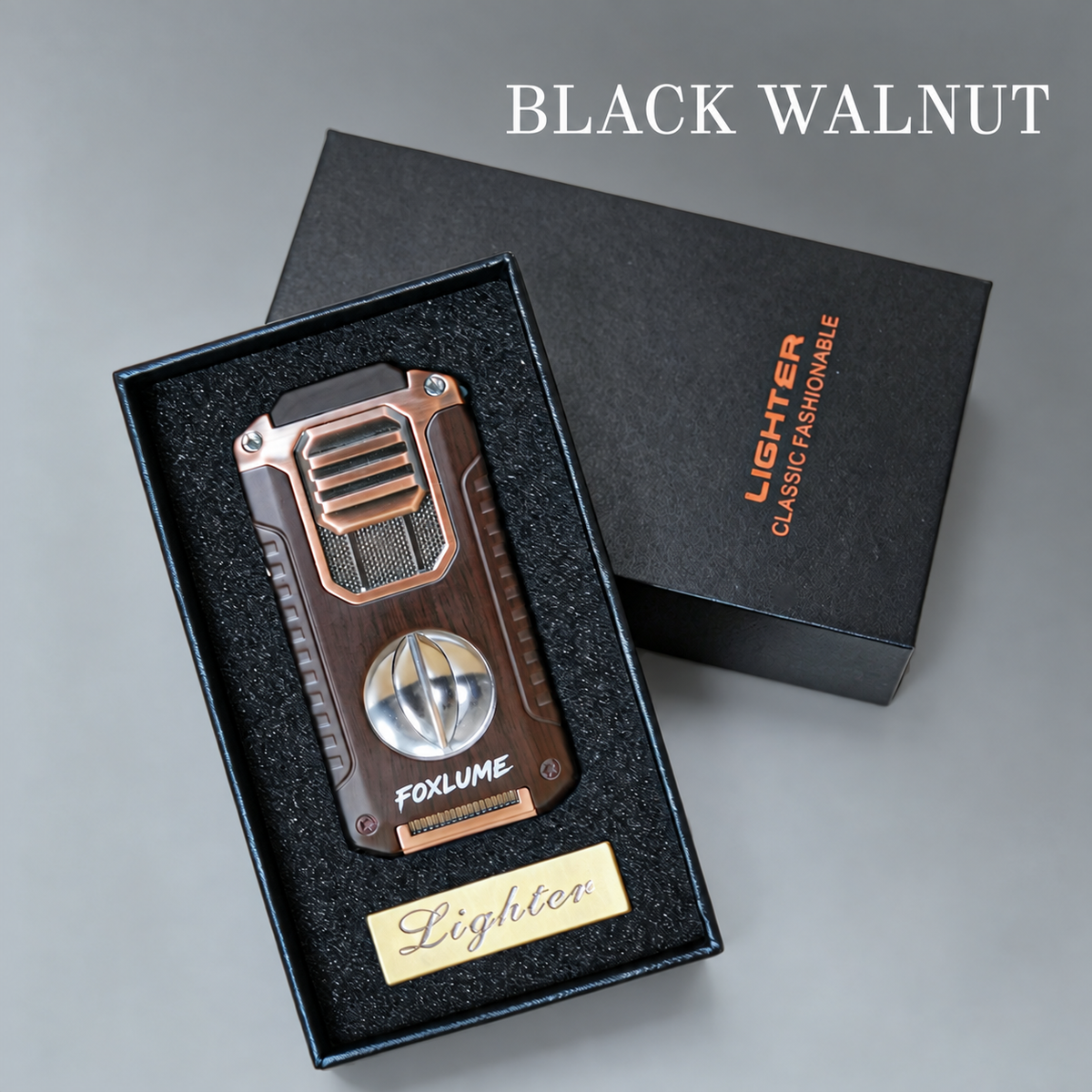 Foxlume | 5-in-1 Triple-Jet Cigar Torch Lighter & EDC Pocket Tool