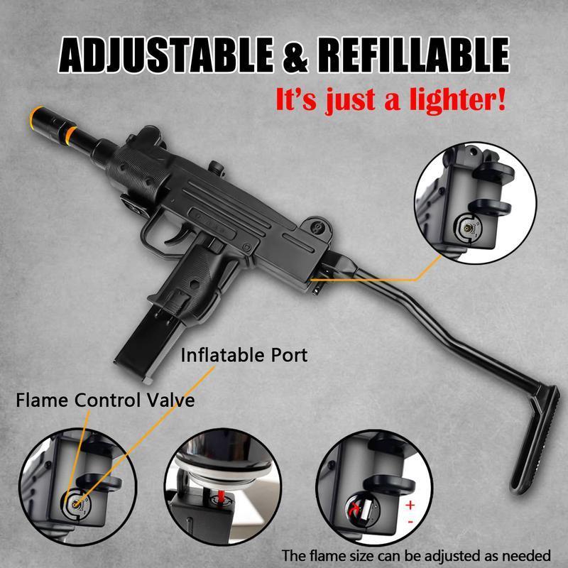 [FoxLume] Uzi Windproof Butane Lighter