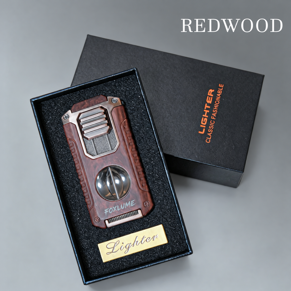 Foxlume | 5-in-1 Triple-Jet Cigar Torch Lighter & EDC Pocket Tool