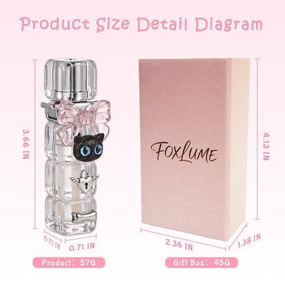 Foxlume Cute Cat Windproof Lighter-With Pink Gift Box[Without Gas]
