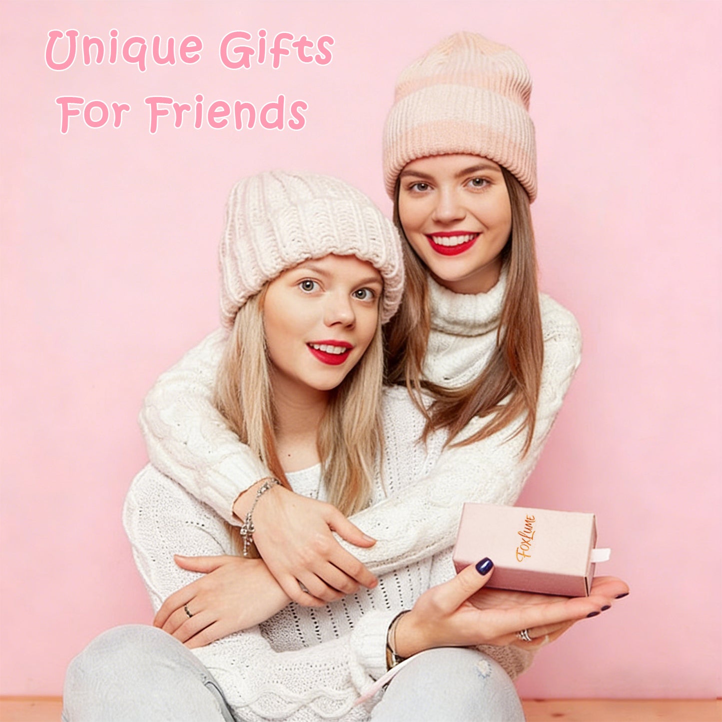 Foxlume Cute Cat Windproof Lighter-With Pink Gift Box[Without Gas]