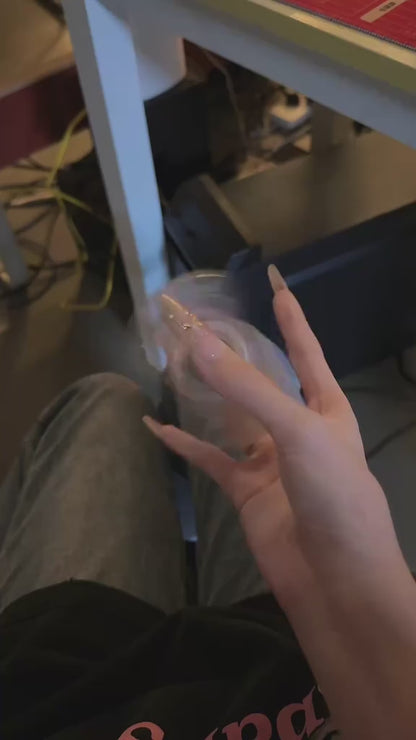 Transparent Decompression Windproof Lighter with DIY Stickers&Gift Box(No Gas)